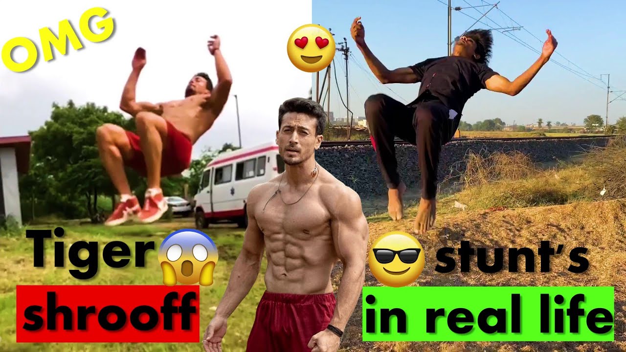 Tiger shroff Flip's in Real Life(Tiger Shroff Stunt's) /hyperhook aashish