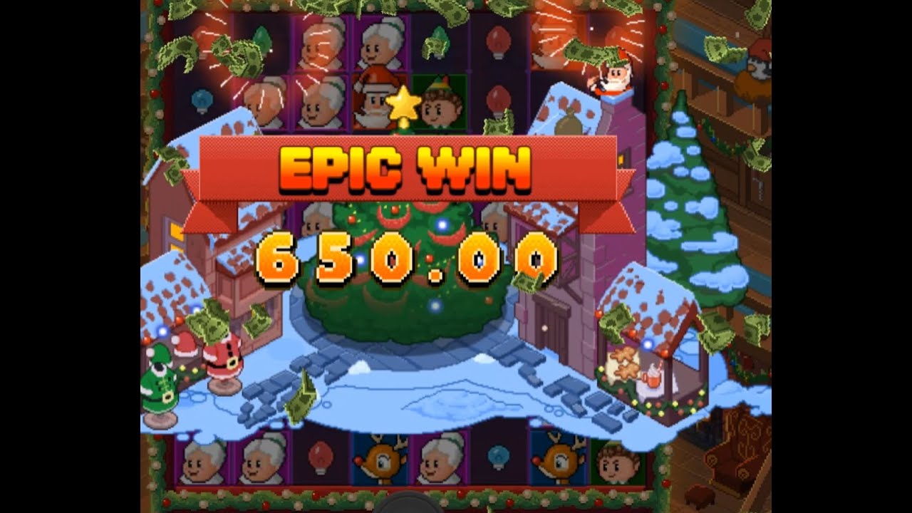 Santa's Stack Goes Ballistic!  This slot can pay loads!
