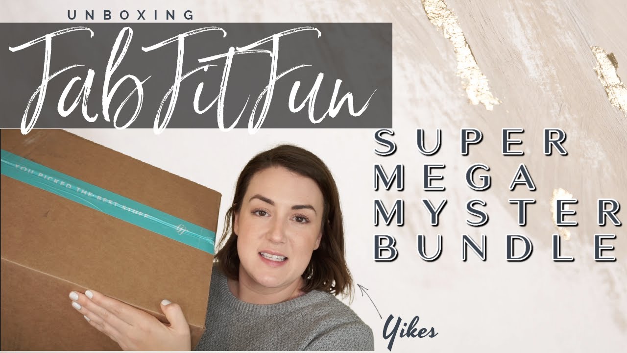 FabFitFun//Super Mega Mystery Bundle Unboxing