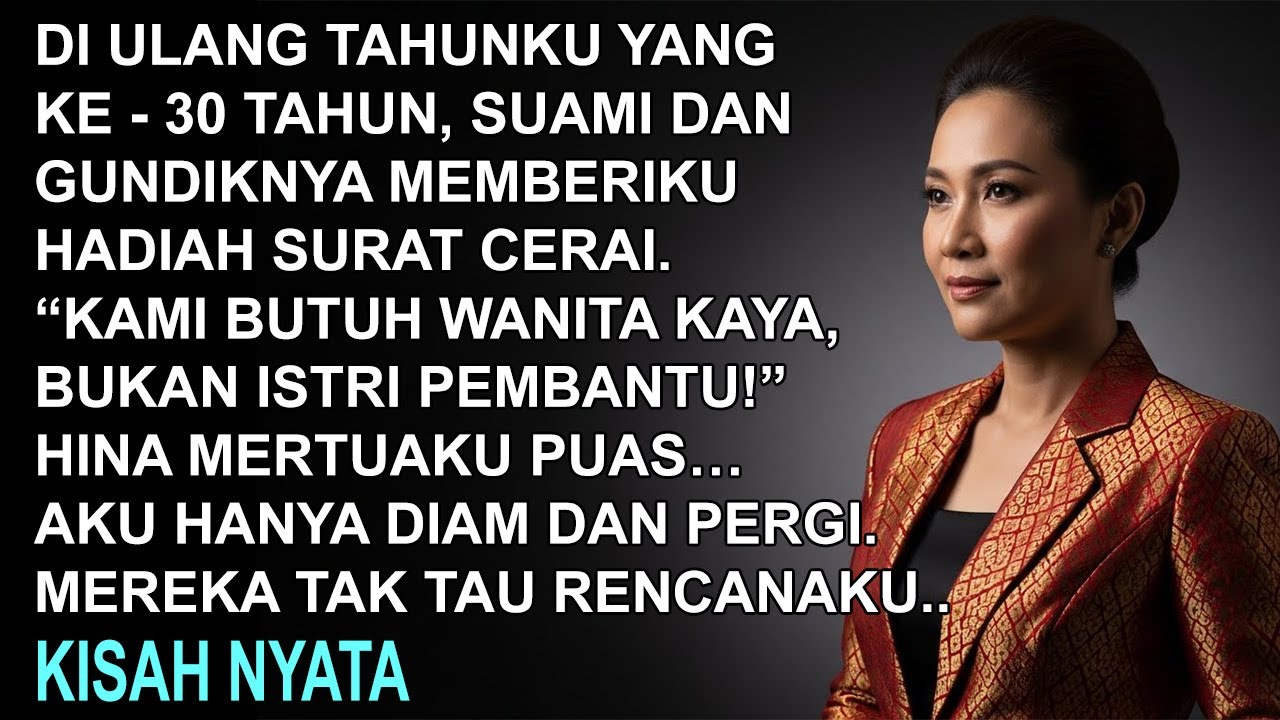 SUAMI HADIAHKAN SURAT CERAI DI ULANG TAHUNKU. BALASANKU BUAT MEREKA SEMUA HISTERIS!