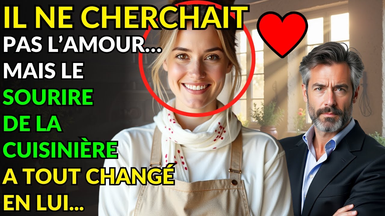 IL NE CHERCHAIT PAS L’AMOUR… MAIS LE SOURIRE DE LA CUISINIÈRE A TOUT CHANGÉ EN LUI