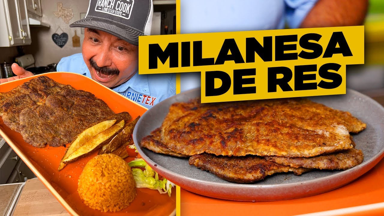 Milanesa de Res Restaurant Style Recipe (Mexican Chicken Fried Steak)