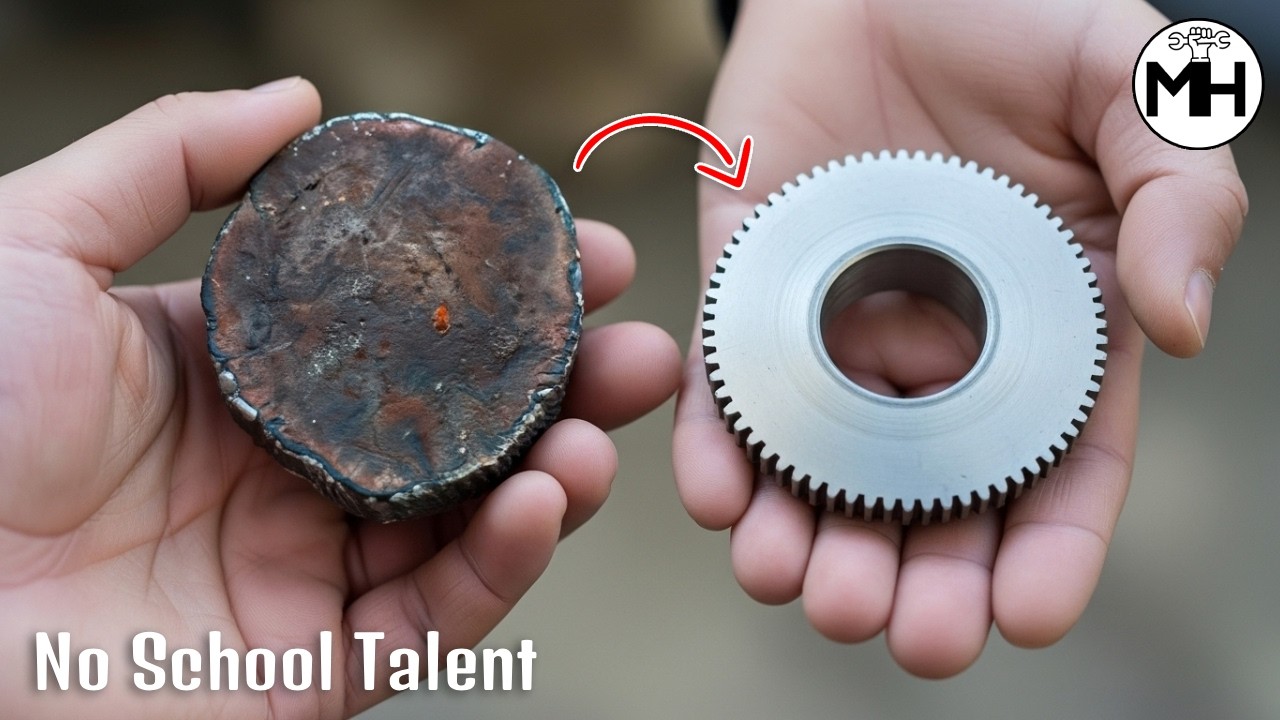 This Afghan Rookie Turns Rusted Metal Into Precision Gear!