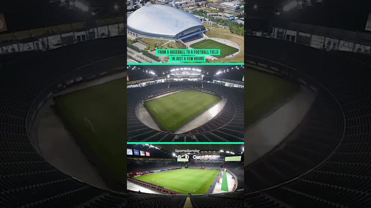 Opened in 2001, Sapporo Dome was a technological innovation that inspired future designs 😎 #shorts