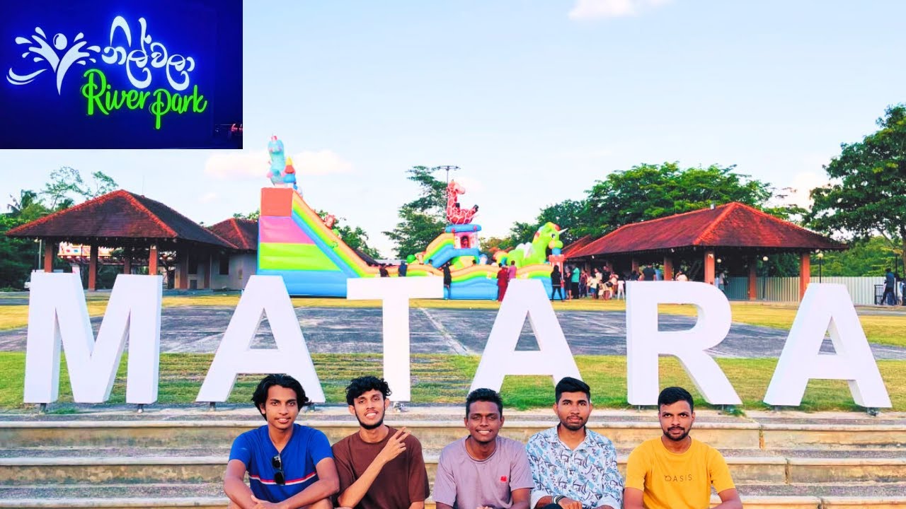 Matara Nilwala River Garden Park | Matara travel vlog 2025 I Best place to visit.