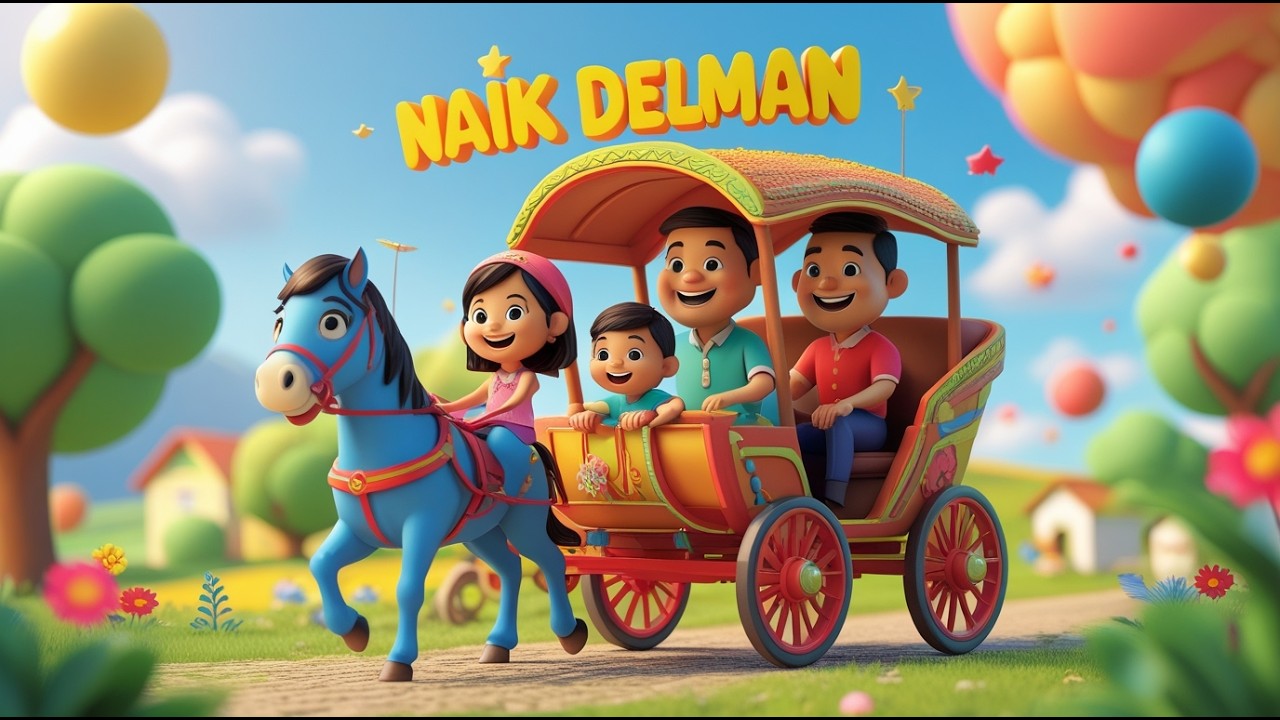 NAIK DELMAN - KUMPULAN LAGU ANAK PAUD DAN TK – CERIA DAN EDUKATIF | Roman Kids