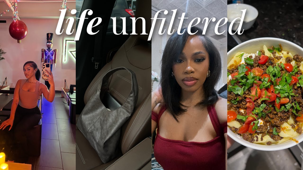 life unfiltered: blowout fail, viral tiktok pasta, r&b pilates, supplements for adhd, wedding szn