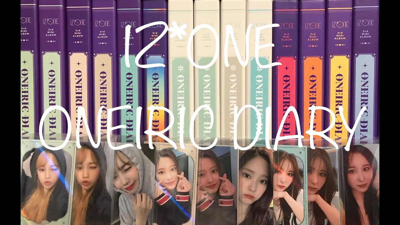 【開封動画】IZ*ONE(アイズワン) ONEIRIC DIARY Unboxing 2形態7セット14枚開封！