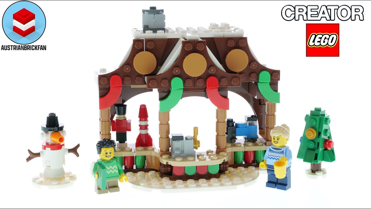 LEGO Creator 40602 Winter Market Stall &ndash; LEGO Speed Build Review