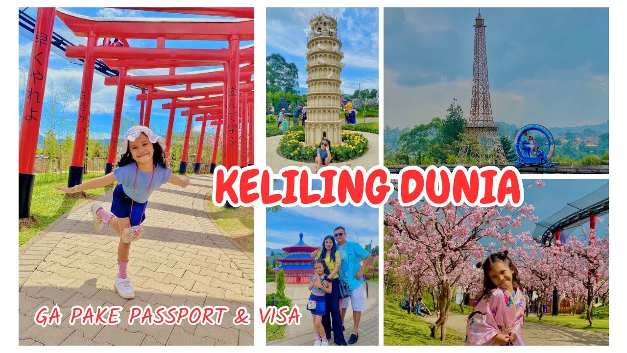 CAROLYN KELILING DUNIA | WISATA KELUARGA MINI MANIA LEMBANG | TAMAN SAKURA DI BANDUNG