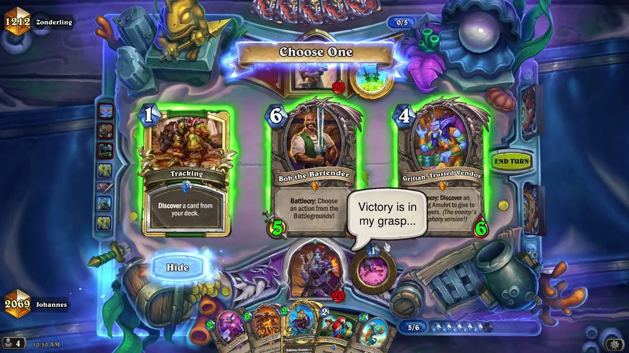Hearthstone: Discover Hunter Educational Gameplay and Commentary