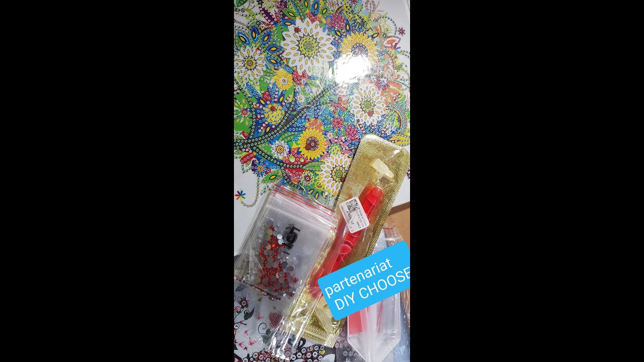 partenariat DIY CHOOSE ( diamond painting ) #diamondpainting #scrapbooking