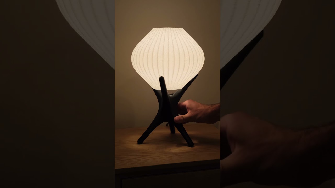 Лампы, напечатанные на 3D-принтере? #домашнийдекор #3dпечать