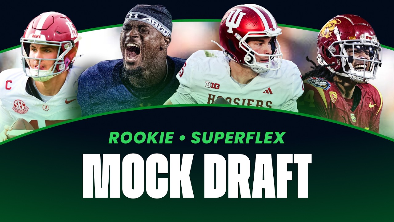 RAPID FIRE Superflex Dynasty Rookie Mock Draft | 2 Rounds (2026 Fantasy Football)