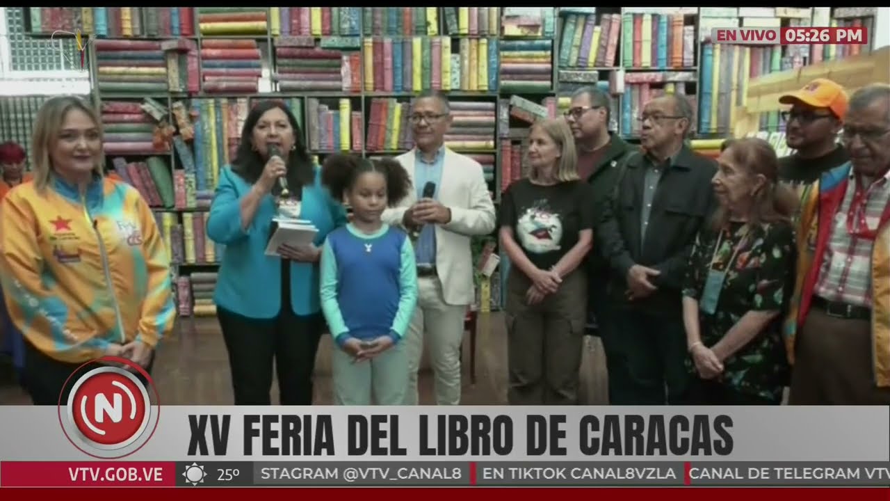 Inauguran la Feria del Libro de Caracas en la Galería de Arte Nacional, 21 septiembre 2024