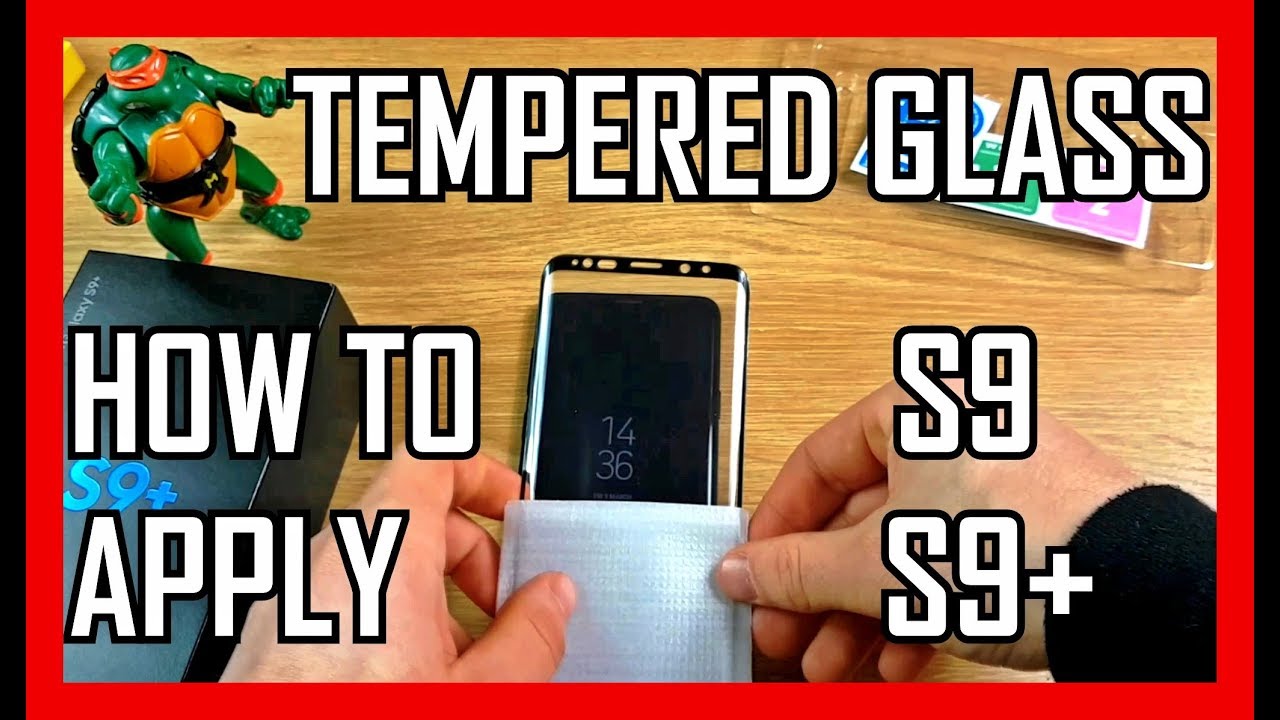 Samsung S9 & S9+: How To Apply a Tempered Glass Screen Protector. Simple steps plus tips
