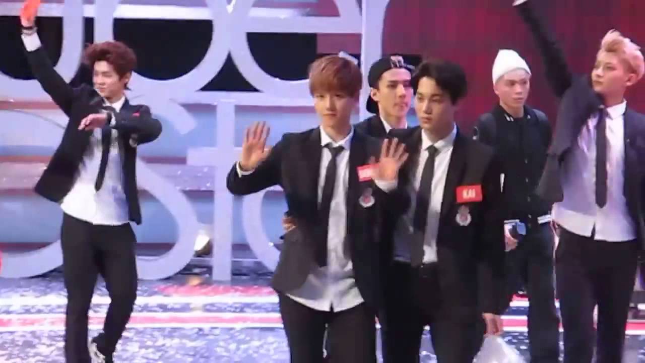 [Fancam] 140105 Super Star ending - EXO 【Yiju Lin】