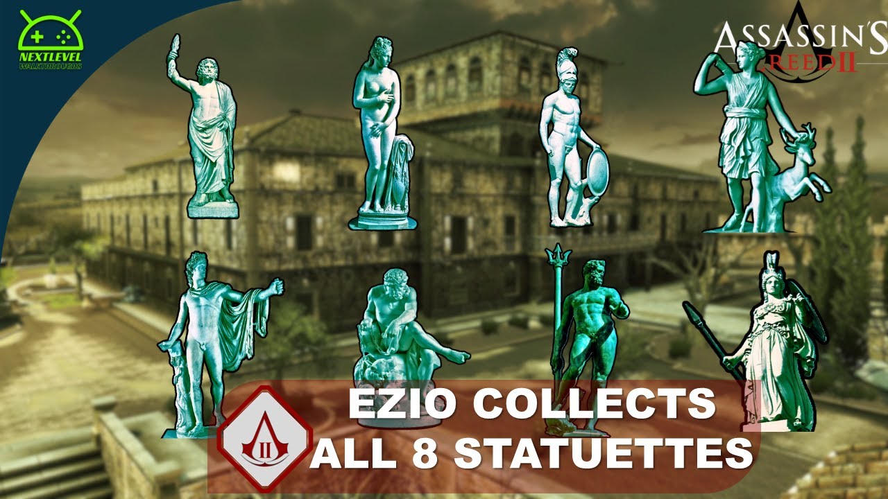 Assassin's Creed 2 - Ezio collects all statues in Monteriggioni Villa