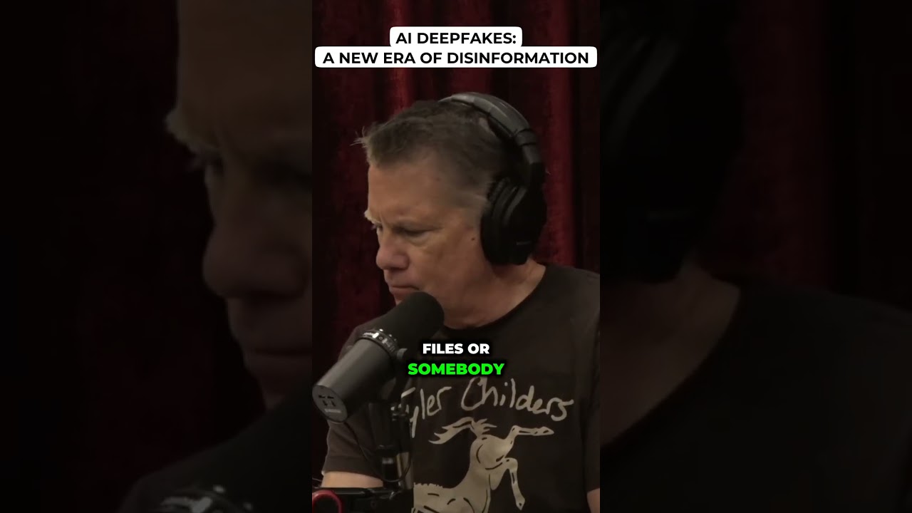 AI Deepfakes: A New Era of Disinformation - Mike Baker #jre #shorts