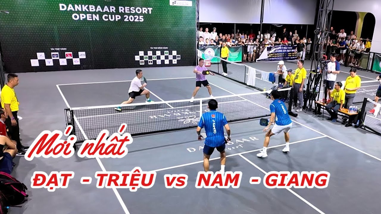 Căng như dây đàn! TRIỆU CẦU LÔNG - ĐẠT TRỐ đối đầu HOÀNG NAM - LINH GIANG | Pickleball mới nhất