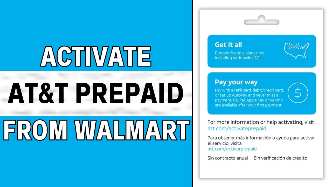 How to Activate AT&T Prepaid Phone Online from Walmart (2025 Tutorial)