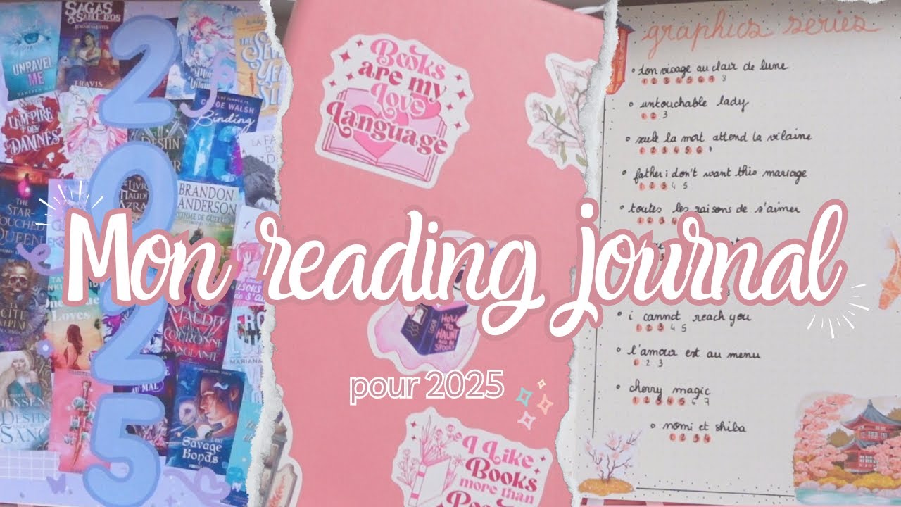 MON READING JOURNAL POUR 2025 ! 📔✒️🩷