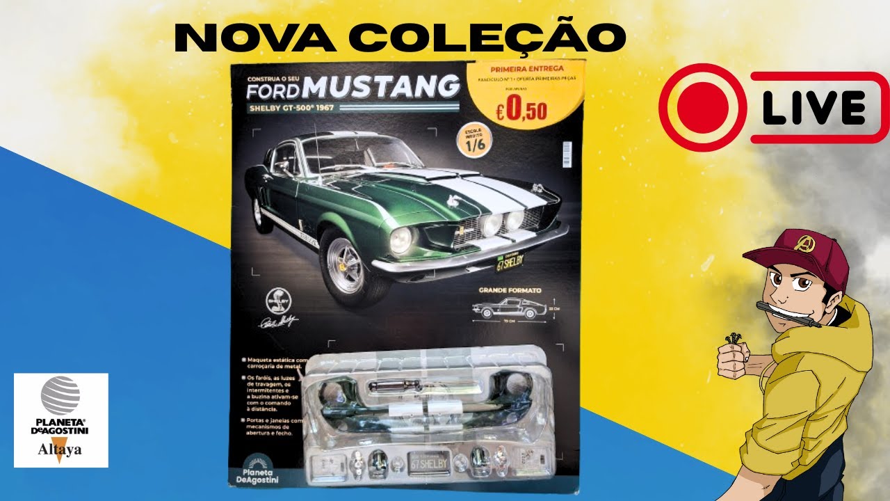 Nova coleção Ford Mustang do Planeta Deagostini