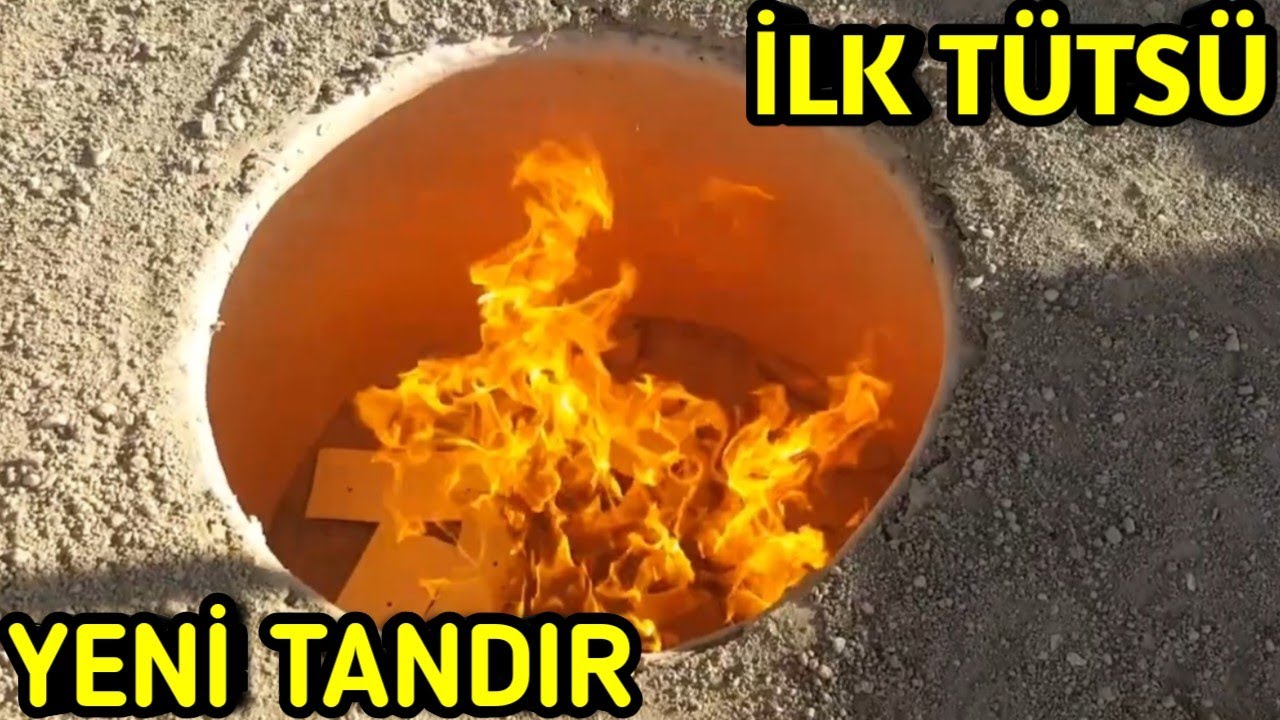 TANDIRIMIZIN İLK TÜTSÜSÜ ! | YENİ TANDIRIMIZ 👍