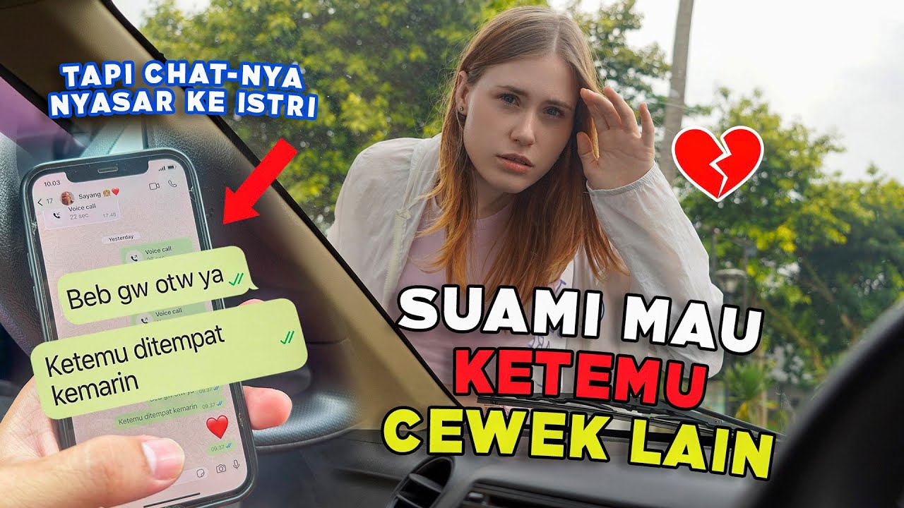 LUCUNYA ISTRI BULE CEMBURU KETIKA TAHU SUAMI MAU KETEMU CEWEK LAIN 🤣🔥