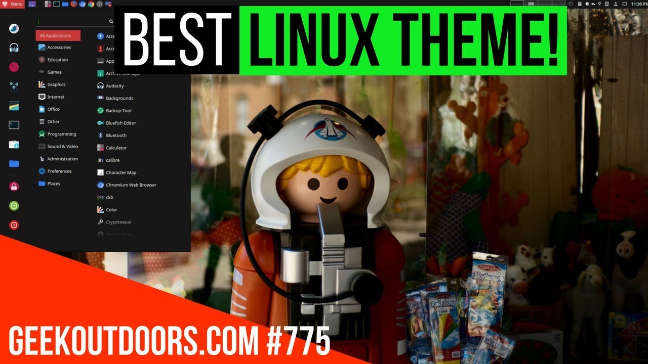 My Favorite Linux Theme! (How to Setup Linux Theme and Icons)  Geekoutdoors.com EP775