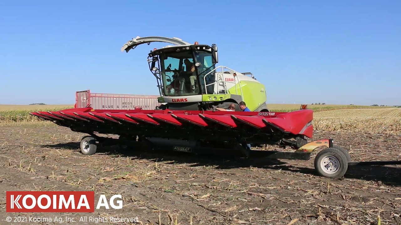 Single Roll vs Dual Roll Earlage Grinding Adapter on a Claas® 498 Forage Harvester  |  Kooima Ag