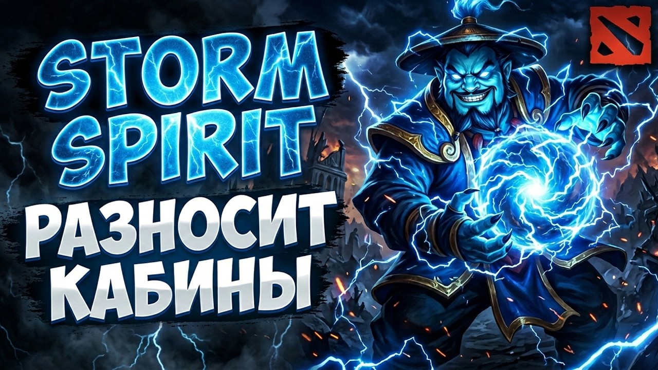 STORM SPIRIT РАЗНОСИТ КАБИНЫ DOTA 2 PATCH 7.40c