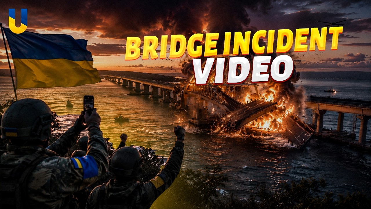 Освобождение Крыма: ВИДЕО ОБРУШЕНИЯ МОСТА вызвало бурю реакций и сообщений из региона