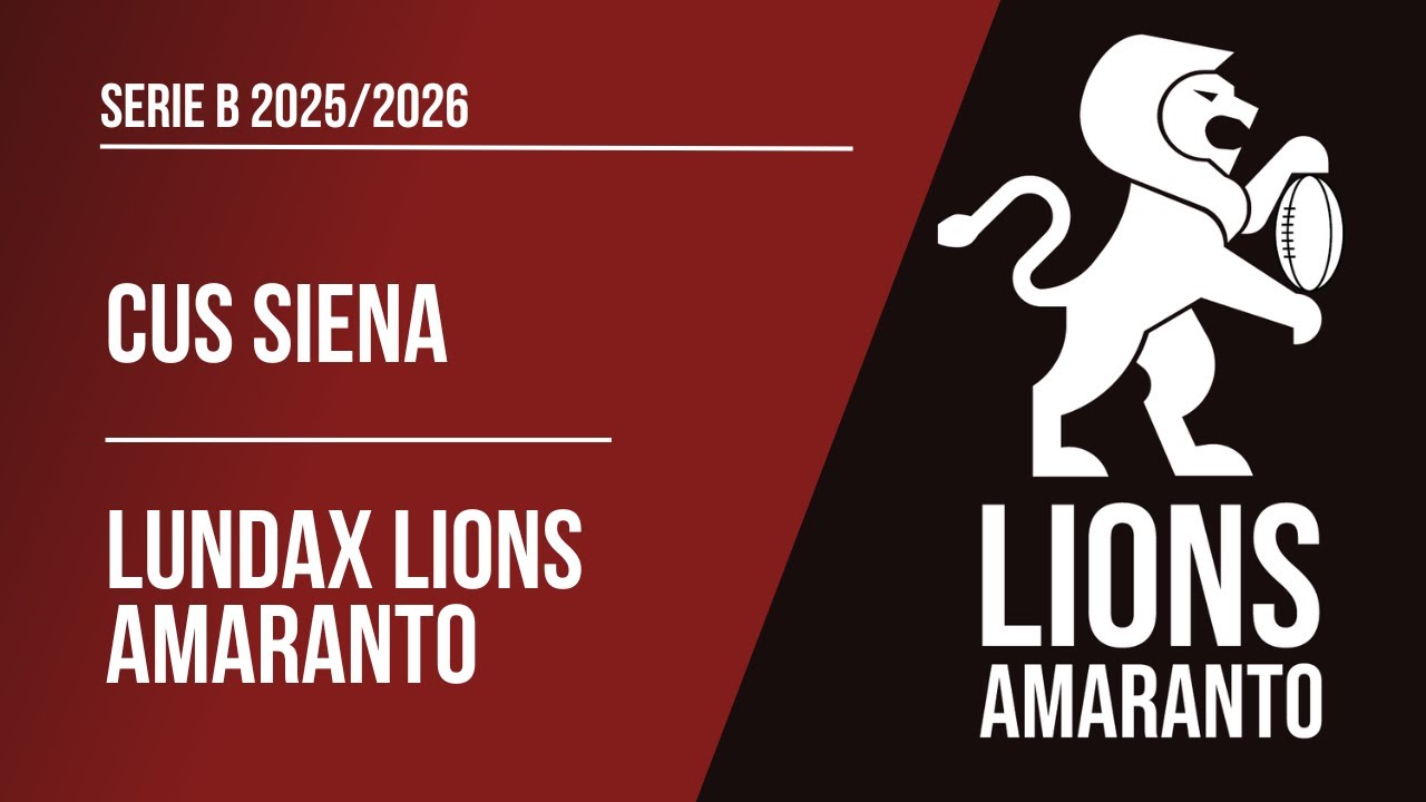 Cus Siena vs LundaX Lions Amaranto