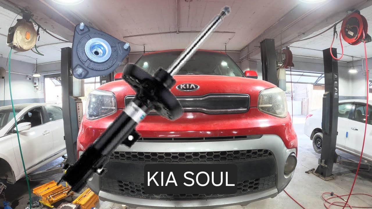 substituição do amortecedor dianteiro - montagem do suporte ... kia soul 2014-2019