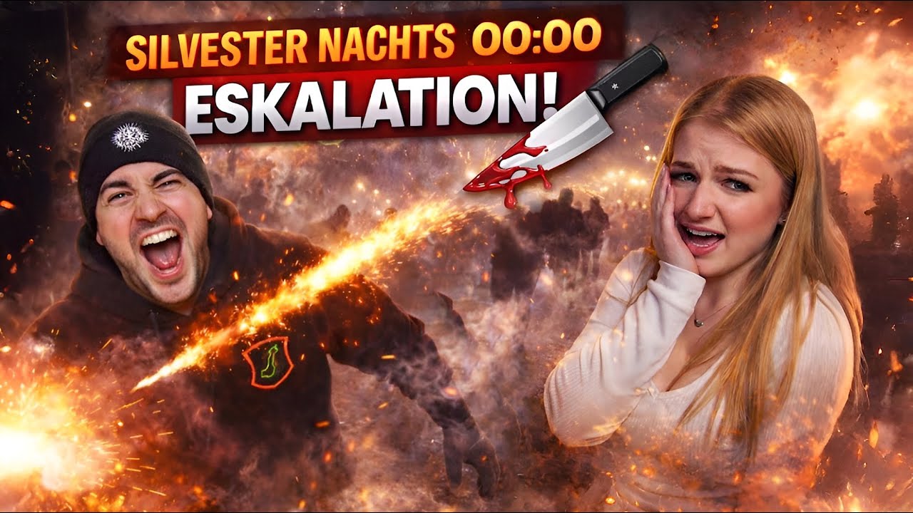 Silvester 0:00 Uhr eskaliert komplett 😳💥 | Beschossen & bedroht