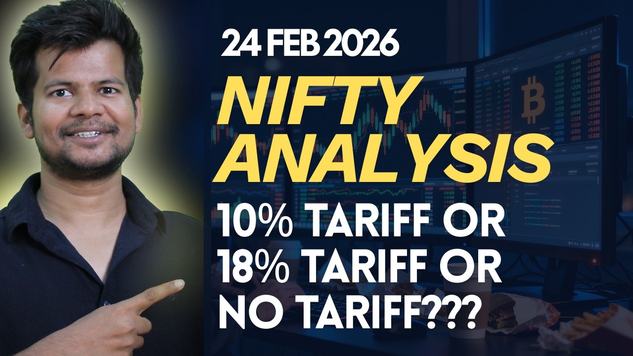 Nifty Market Analysis for Tomorrow (Tuesday) 24th Feb 2026 | Top News Update | Trade Brains