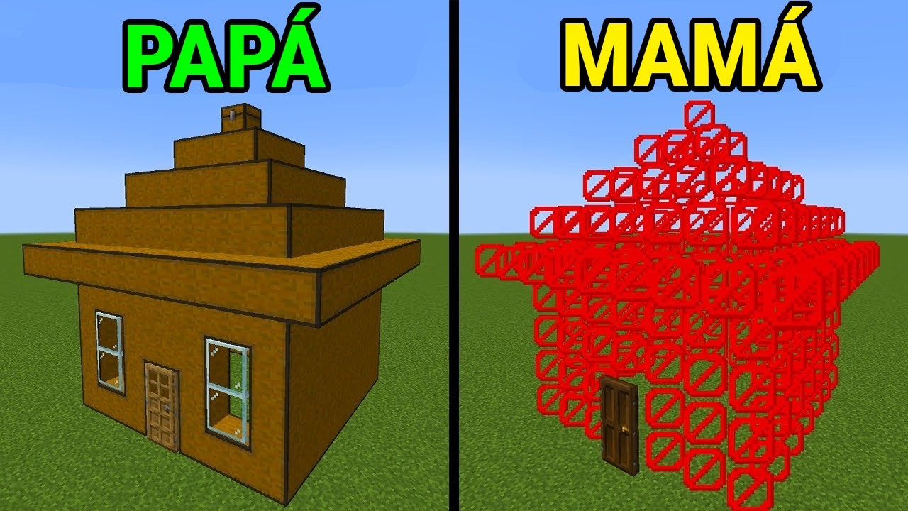 Miembros de la Familia Representados en Minecraft...