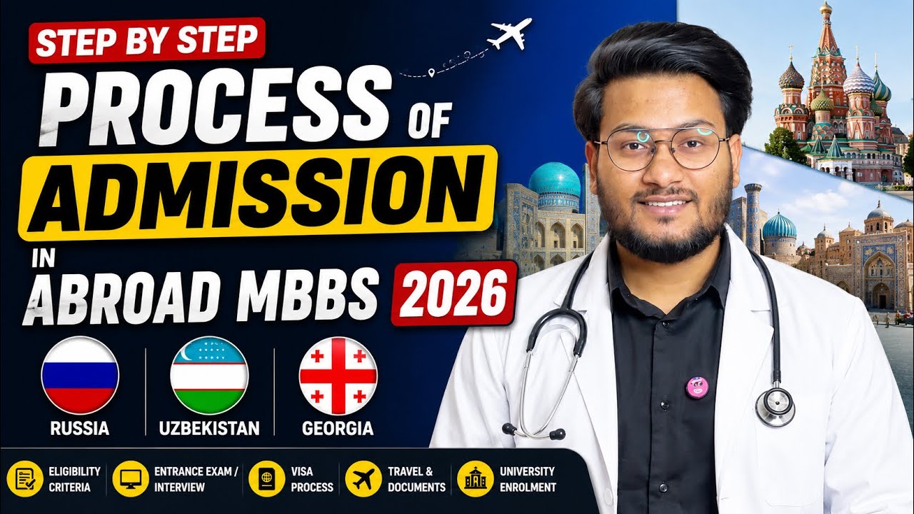 How to get Admission in MBBS ABROAD in 2026 for Indian Students | Full Process Explained