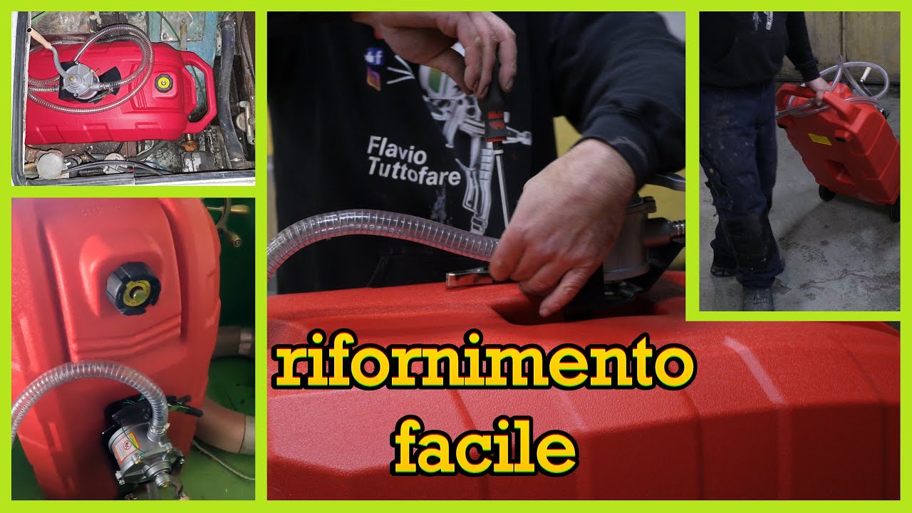 Ho Provato un Serbatoio Carburante da 60 Litri con Pompa Manuale: Funziona Davvero?