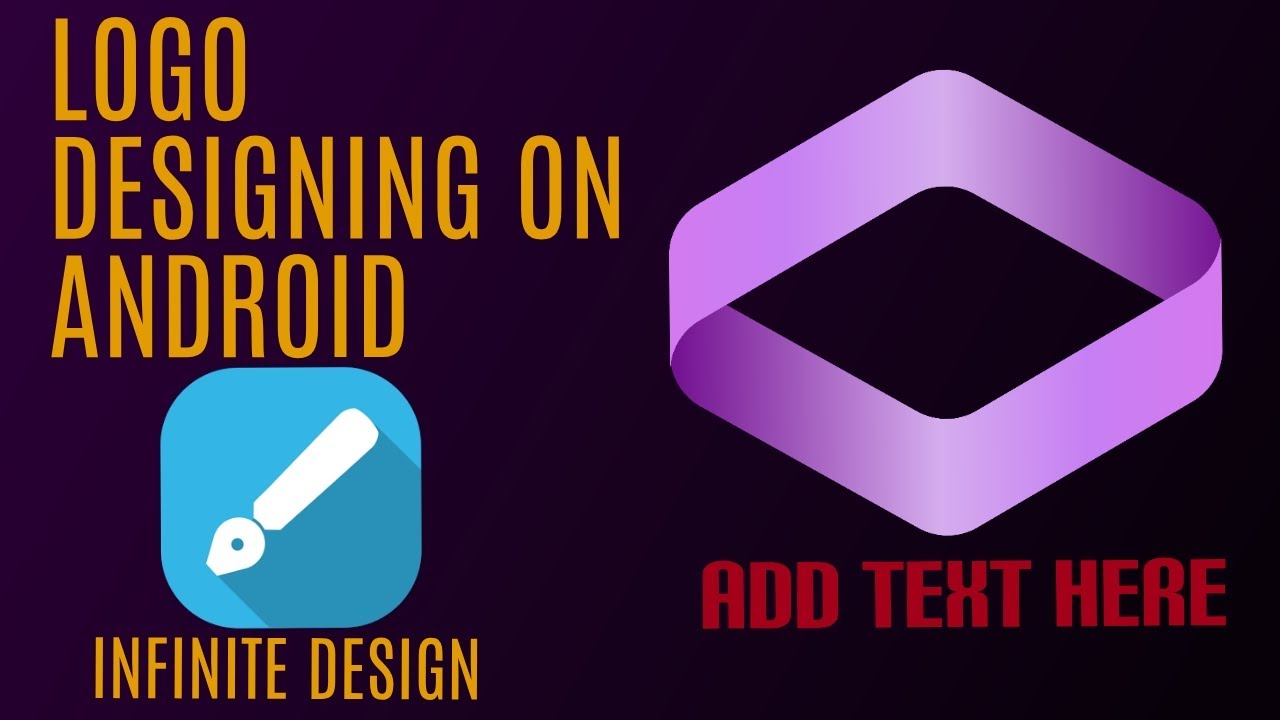 Design a Logo on Infinite Design Android Mobile App| How to Design logo On Android Mobile