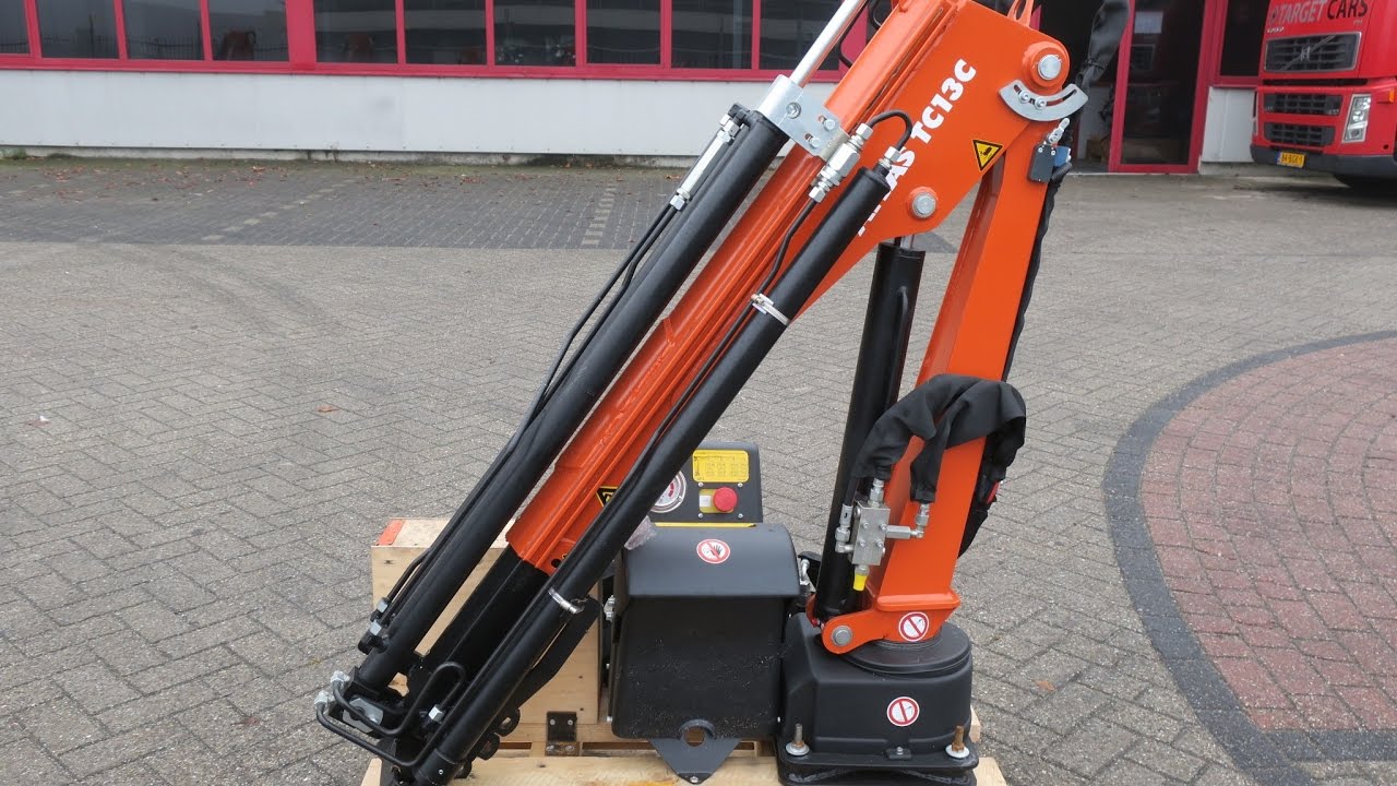 776080 ATLAS TC13C SF3 COMPACT TRUCK MOUNTED CRANE 3-SECTIONS MAX 1050KG MAX 341CM NEW/UNUSED
