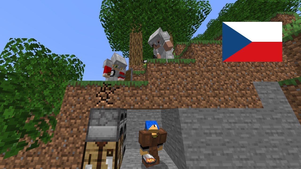 Minecraft Speedrunner VS 2 Hunters