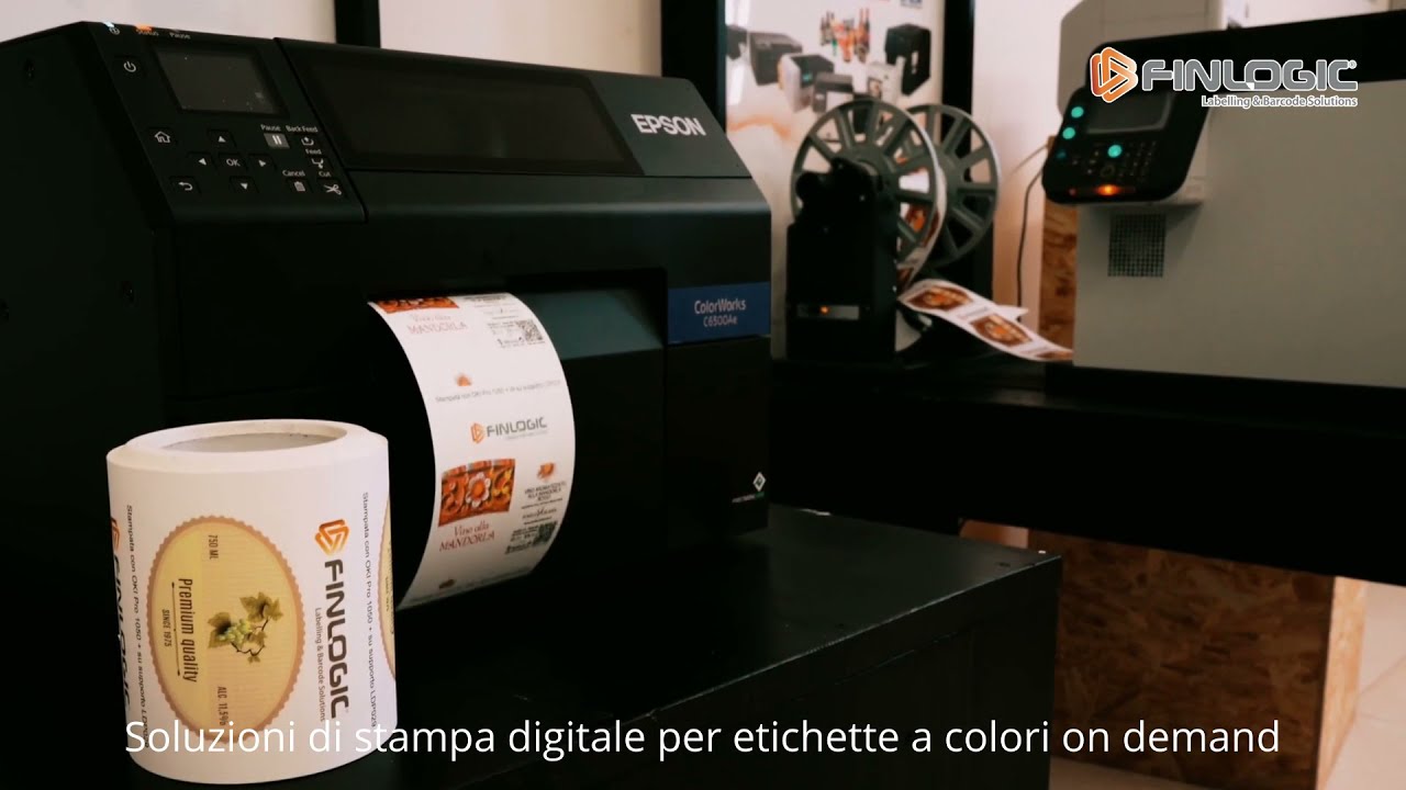 Digital Hub Finlogic - Soluzioni per la stampa di etichette a colori in bobina on demand