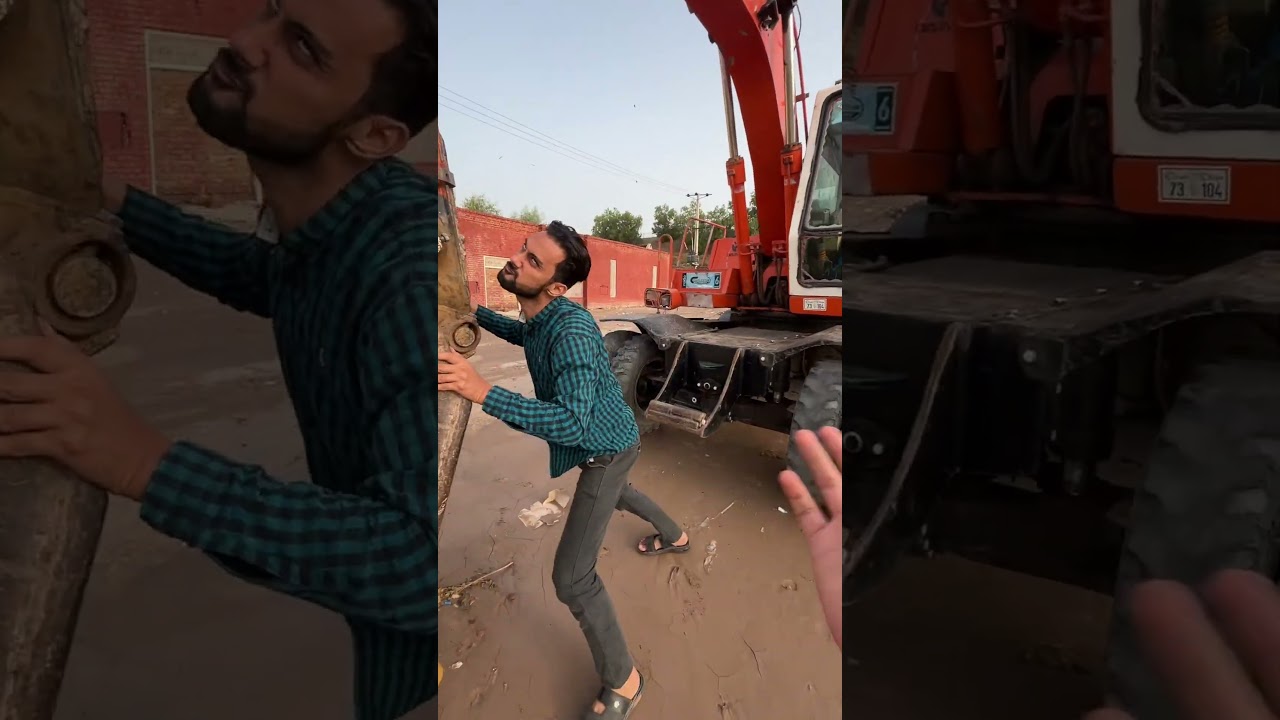 ciężki dźwig miażdży Tralę lelo trala #wirusowe wideo #minivlog
