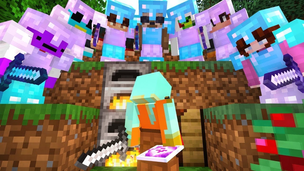 Minecraft Speedrunner VS 7 Hunters FINALE REMATCH (REUPLOAD)