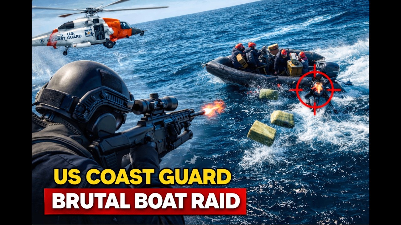 US Coast Guard Fires .50 Caliber Warning Shots at Drug Smugglers - Then THIS happened