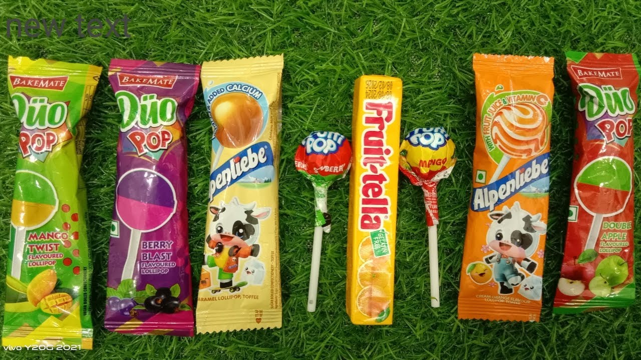 ASMR colour full lollipop candy unpacking|candy belly|candy belly ASMR