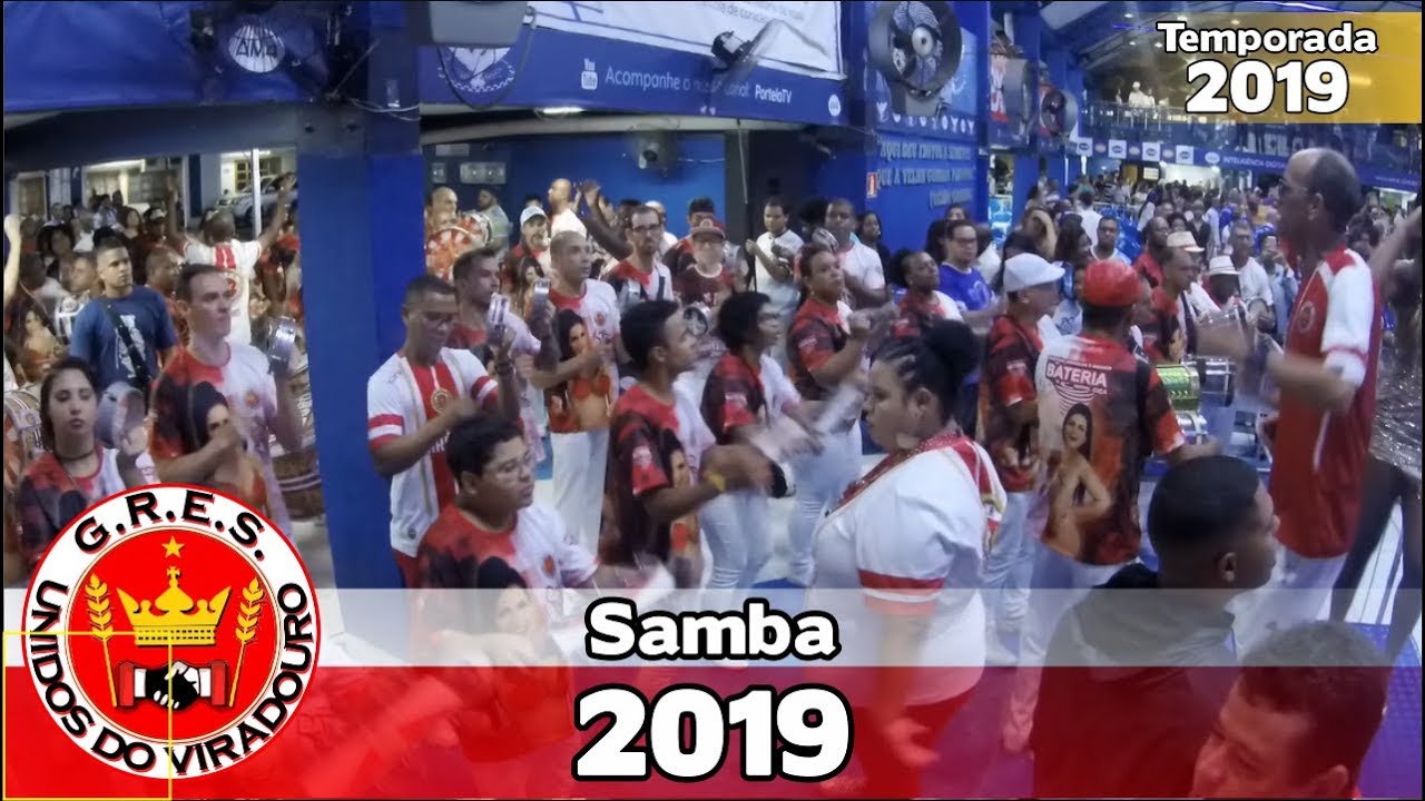 Bateria Viradouro 2019 - Samba ao vivo - Apresentação no Portela Convida