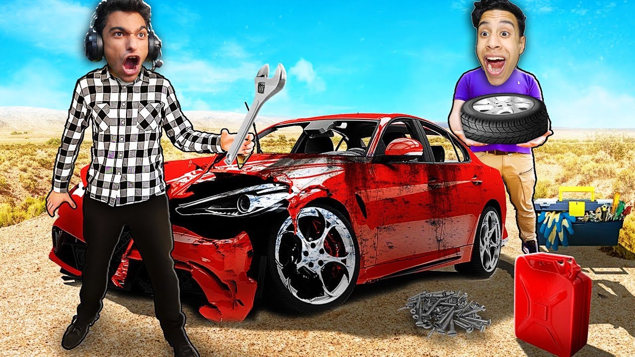 البقاء على قيد الحياة في الصحراء الحياة الواقعية مع عبده ماندو الميكانيكي 😱🔥| Dusty Trip